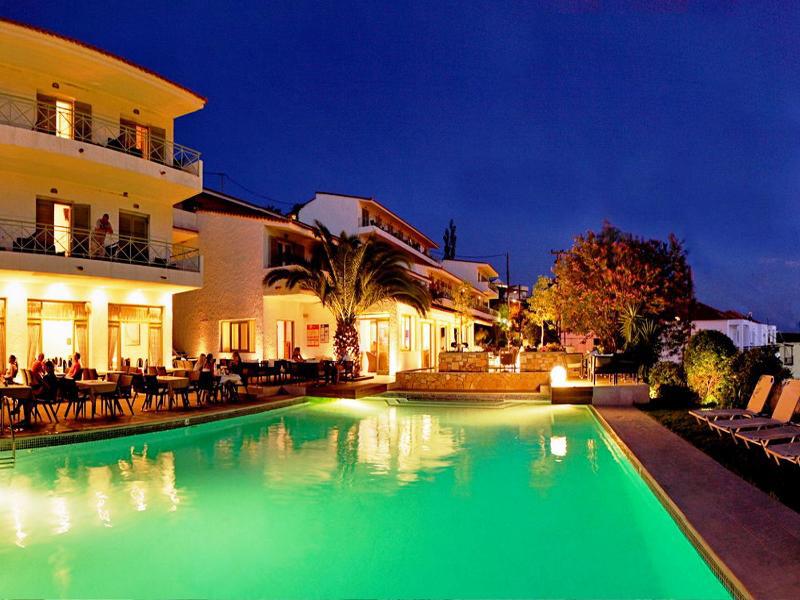 Sandy Bay Hotel Plomari Exterior foto