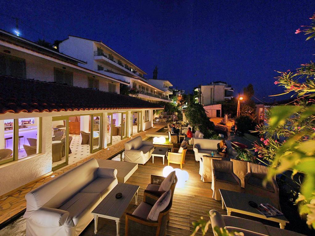 Sandy Bay Hotel Plomari Exterior foto
