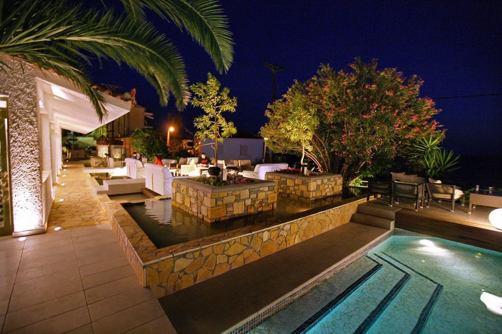 Sandy Bay Hotel Plomari Exterior foto